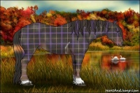 Horse Color:Plaid  Liver Chestnut Tobiano 