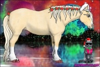 Horse Color:Palomino Roan Splash 