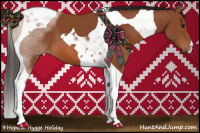 Horse Color:Bay Tobiano 