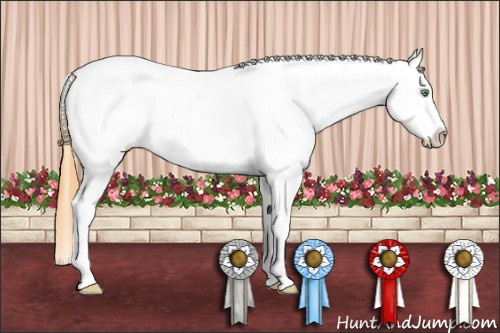 Horse Color: Amber Cream Champagne Dun Tobiano Snowcap 
