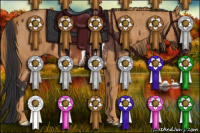 Horse Color:Bay Tobiano  Brindle