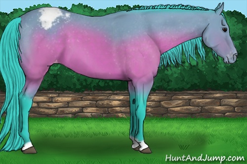 Horse Color: Watercolor Brown Snowcap 