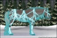 Horse Color:Thunderstruck Silver Black Tobiano