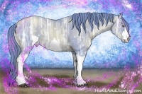 Horse Color:Watercolor Liver Chestnut Ice Pearl 