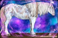 Horse Color:Gold Champagne Splash Near Leopard 