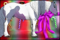 Horse Color:Watercolor Brown Tobiano 