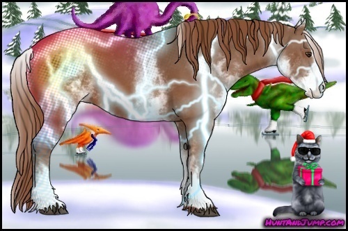 Horse Color: White Spotted Chestnut Sabino 