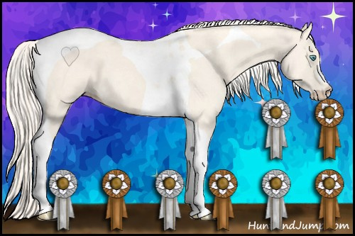 Horse Color: Cremello Dun Tobiano 