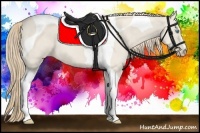 Horse Color:Smoky Creme Dun Tobiano 