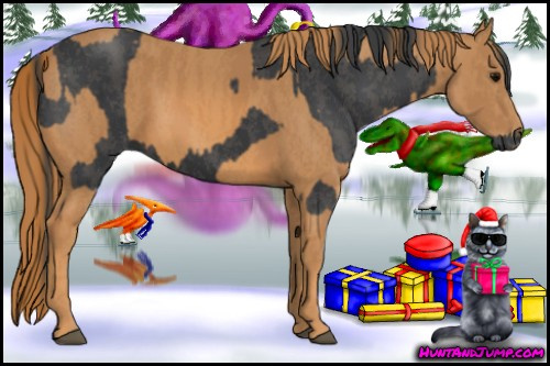Horse Color: Black  Brindle