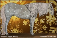 Horse Color:Silver Black Ice  Brindle