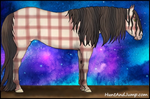 Horse Color: Plaid  Amber Champagne Dun 