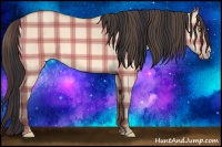 Horse Color:Plaid  Amber Champagne Dun 