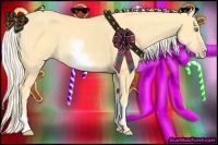 Horse Color:White Spotted Gold Cream Champagne 