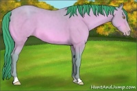 Horse Color:Watercolor Amber Champagne 