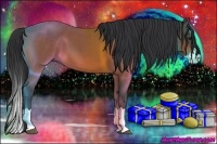 Horse Color:Brown Roan Splash 