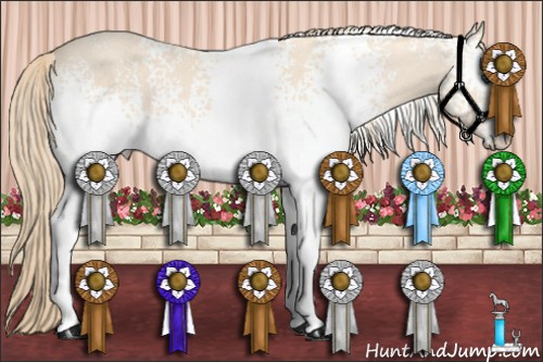 Horse Color: White Spotted Perlino 