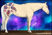 Horse Color:White Spotted Gold Cream Champagne 