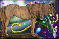 Horse Color:Blue Roan Brindle