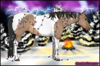 Horse Color:Bay Dun Tobiano 