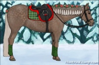 Horse Color:Silver Black 