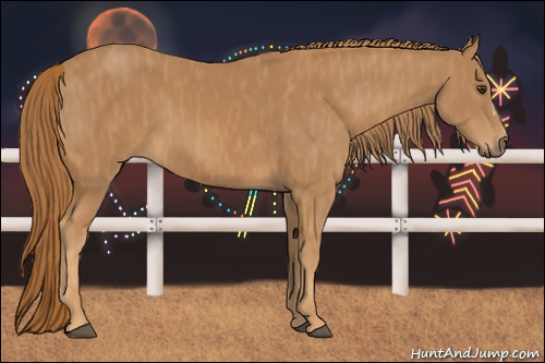 Horse Color: Chestnut  Brindle