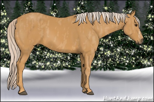 Horse Color: Palomino  Brindle