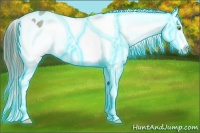 Horse Color:Thunderstruck Amber Champagne Ice Blanket 