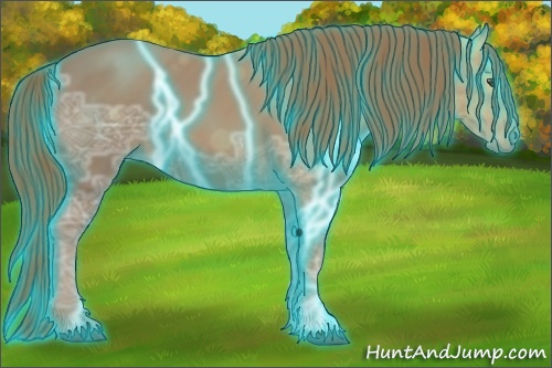 Horse Color: Thunderstruck Chestnut Ice 