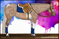 Horse Color:Silver Brown Ice Dun Tobiano 