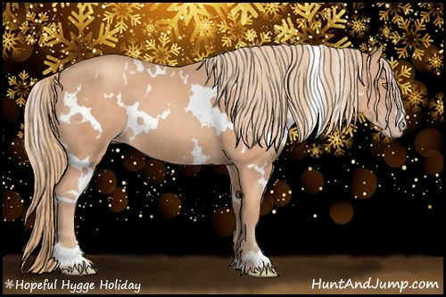 Horse Color: White Spotted Gold Champagne 