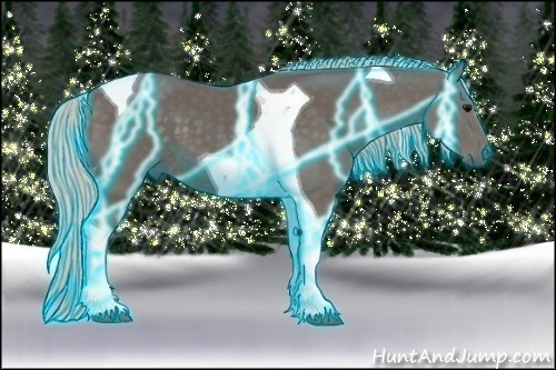 Horse Color: Thunderstruck Silver Black Tobiano 