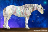 Horse Color:Silver Bay Ice Tobiano