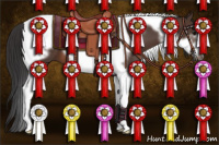 Horse Color:Brown Tobiano Frame 