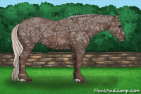 Horse Color:Silver Black Ice 