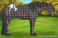Horse Color:Plaid  Brown Varnish 