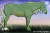 Horse Color:Watercolor Silver Bay