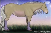 Horse Color:Watercolor Silver Bay 