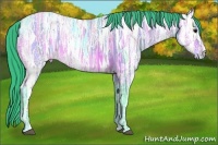 Horse Color:Watercolor Bay Ice 
