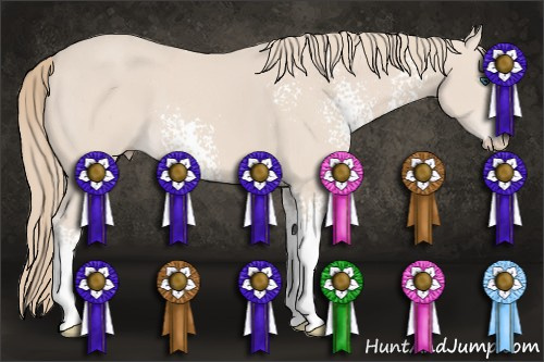 Horse Color: White Spotted Smoky Creme 