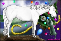 Horse Color:Gray White Spotted Black Ice 