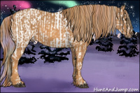 Horse Color:Nacre Red Dun Ice Varnish  Brindle