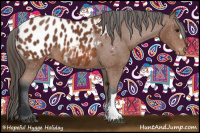 Horse Color:Bay Appaloosa