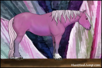 Horse Color:Watercolor Silver Brown Tobiano 