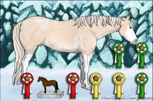 Horse Color: White Spotted Silver Classic Champagne Ice Dun Sabino Splash 