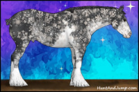 Horse Color:Brown Sabino