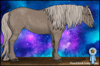 Horse Color:Silver Grullo 