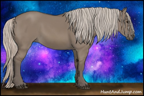 Horse Color: Silver Grullo 