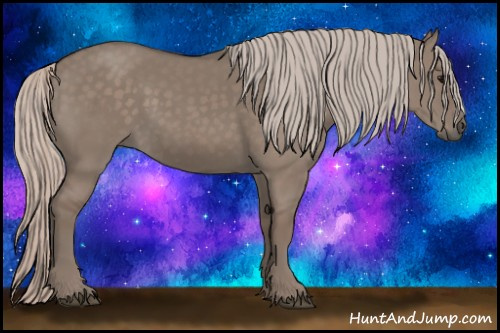 Horse Color: Silver Grullo 