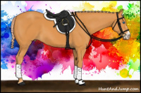 Horse Color:Chocolate Palomino Frame 
